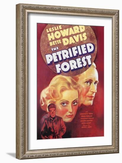 The Petrified Forest - (#3) Vintage Movie Poster-Lantern Press-Framed Art Print