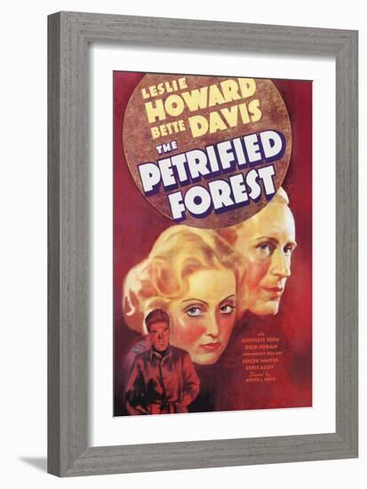 The Petrified Forest - (#3) Vintage Movie Poster-Lantern Press-Framed Art Print