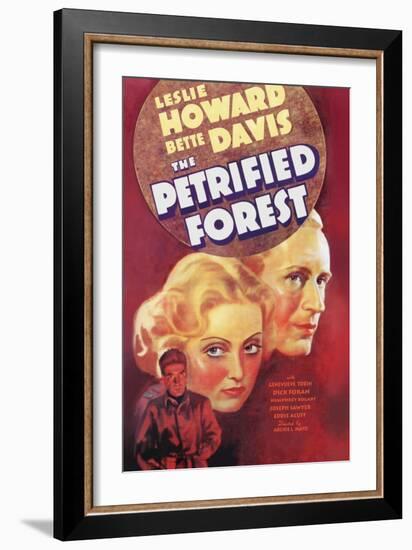 The Petrified Forest - (#3) Vintage Movie Poster-Lantern Press-Framed Art Print