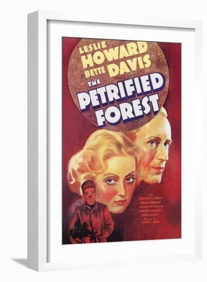 The Petrified Forest - (#3) Vintage Movie Poster-Lantern Press-Framed Art Print