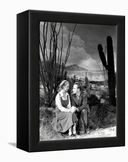 The Petrified Forest, Bette Davis, Leslie Howard, 1936-null-Framed Stretched Canvas