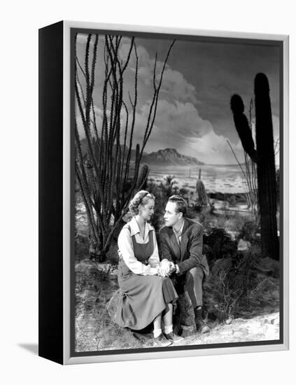 The Petrified Forest, Bette Davis, Leslie Howard, 1936-null-Framed Stretched Canvas