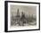 The Petroleum Oil Wells at Baku, on the Caspian-William 'Crimea' Simpson-Framed Giclee Print