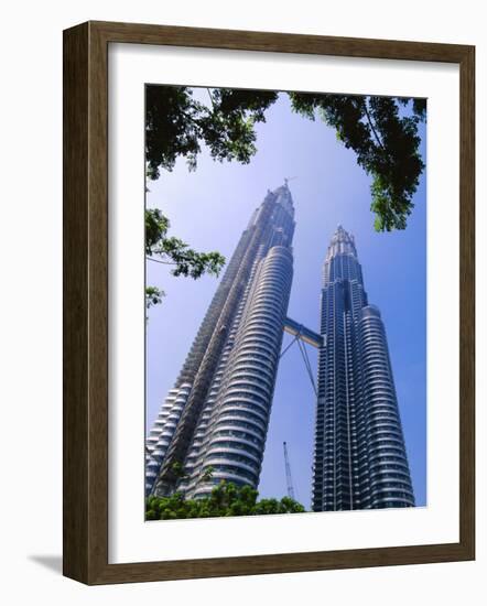 The Petronas Twin Towers, Kuala Lumpur, Malaysia, Asia-Robert Francis-Framed Photographic Print