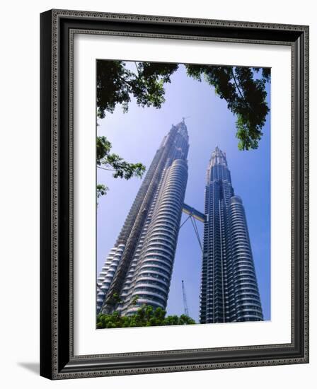 The Petronas Twin Towers, Kuala Lumpur, Malaysia, Asia-Robert Francis-Framed Photographic Print