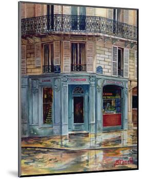 The Petrossian Caviar Shop in Paris-French School-Mounted Giclee Print