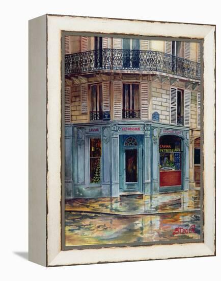 The Petrossian Caviar Shop in Paris-French School-Framed Premier Image Canvas