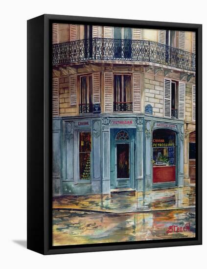 The Petrossian Caviar Shop in Paris-French School-Framed Premier Image Canvas