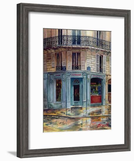 The Petrossian Caviar Shop in Paris-French School-Framed Giclee Print