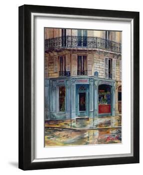 The Petrossian Caviar Shop in Paris-French School-Framed Giclee Print