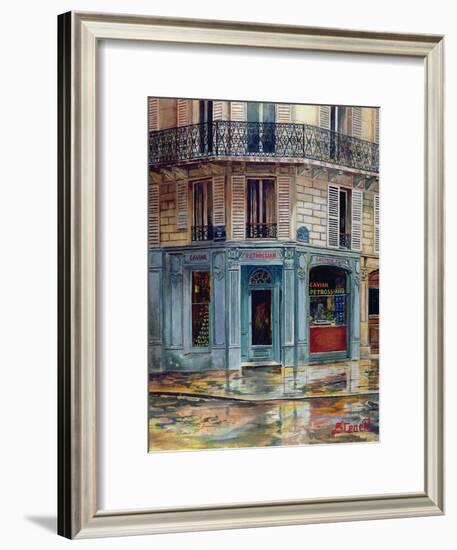 The Petrossian Caviar Shop in Paris-French School-Framed Giclee Print