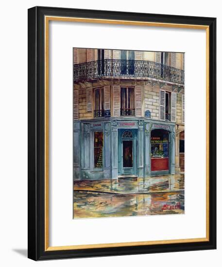 The Petrossian Caviar Shop in Paris-French School-Framed Giclee Print