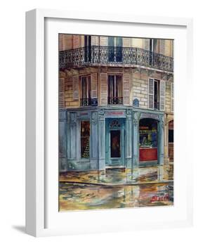 The Petrossian Caviar Shop in Paris-French School-Framed Giclee Print