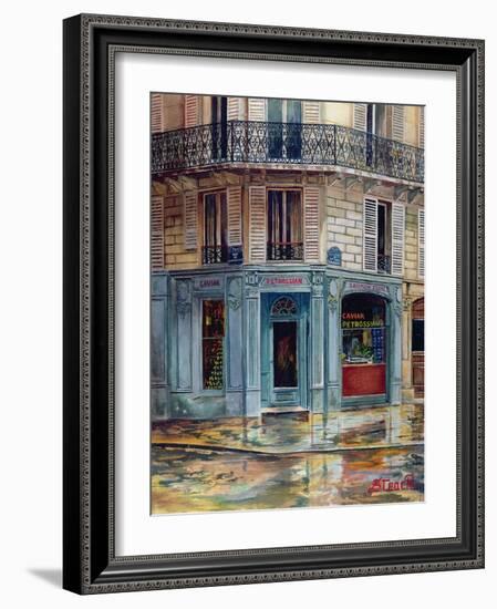 The Petrossian Caviar Shop in Paris-French School-Framed Giclee Print