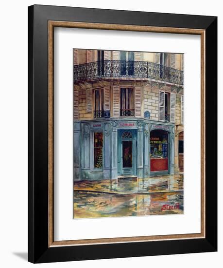 The Petrossian Caviar Shop in Paris-French School-Framed Giclee Print