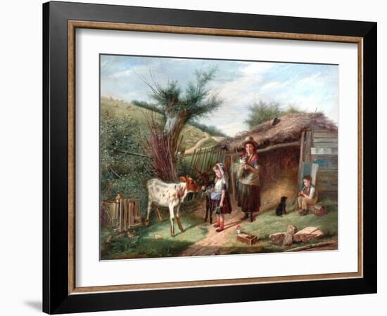 The Pets, 1838-Charles Hunt-Framed Giclee Print