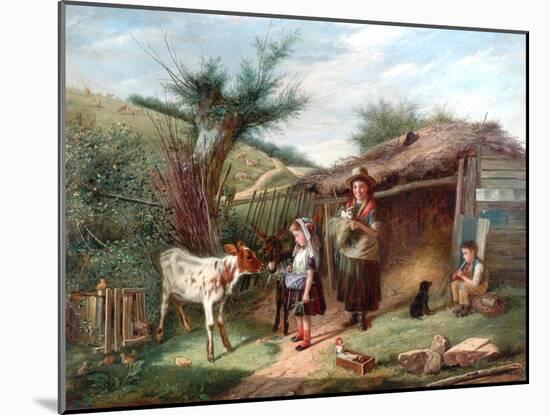 The Pets, 1838-Charles Hunt-Mounted Giclee Print