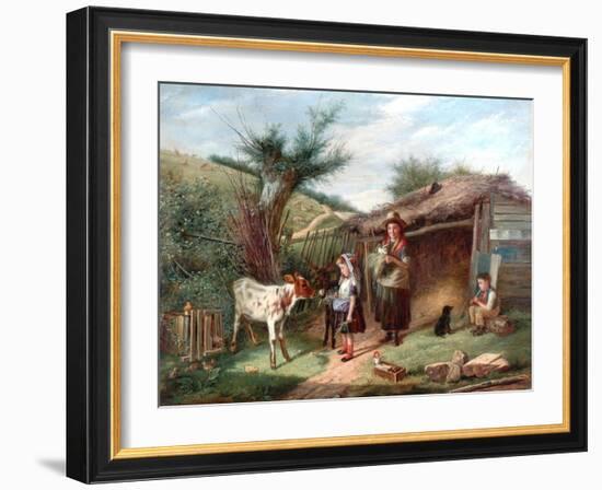 The Pets, 1838-Charles Hunt-Framed Giclee Print