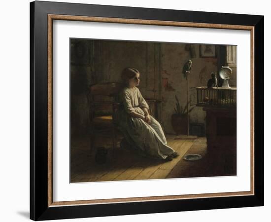 The Pets, 1856-Eastman Johnson-Framed Giclee Print