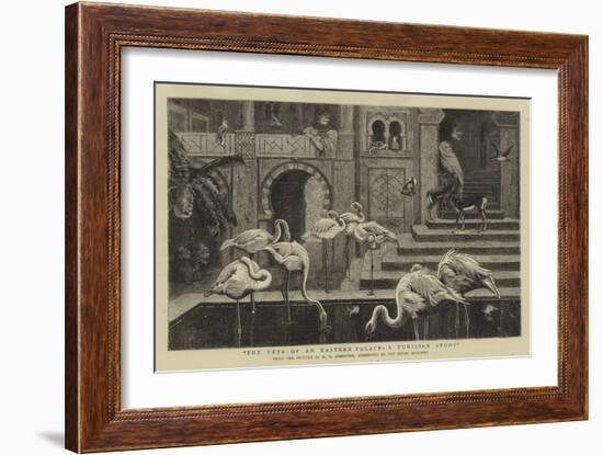 The Pets of an Eastern Palace, a Tunisian Study-Harry Hamilton Johnston-Framed Giclee Print