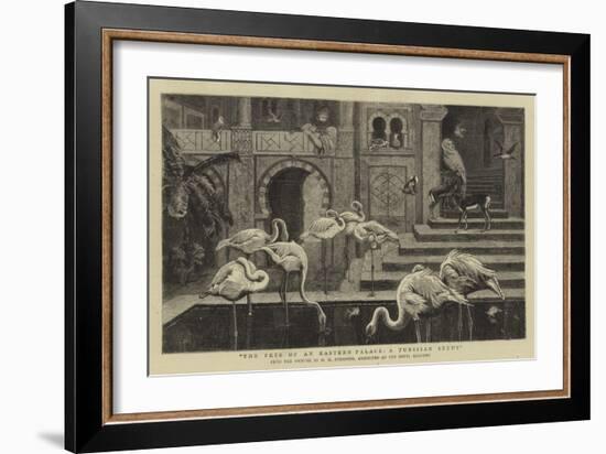 The Pets of an Eastern Palace, a Tunisian Study-Harry Hamilton Johnston-Framed Giclee Print