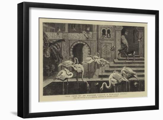 The Pets of an Eastern Palace, a Tunisian Study-Harry Hamilton Johnston-Framed Giclee Print