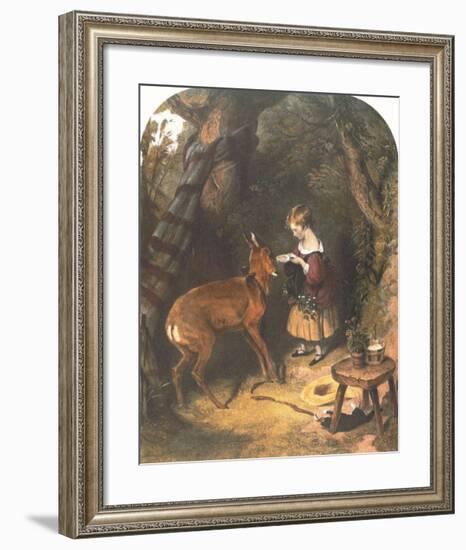 The Pets-Edwin Henry Landseer-Framed Art Print