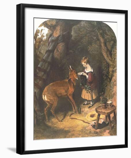 The Pets-Edwin Henry Landseer-Framed Art Print