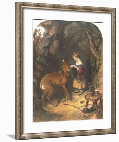 The Pets-Edwin Henry Landseer-Framed Art Print