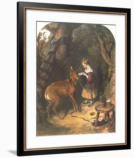 The Pets-Edwin Henry Landseer-Framed Art Print