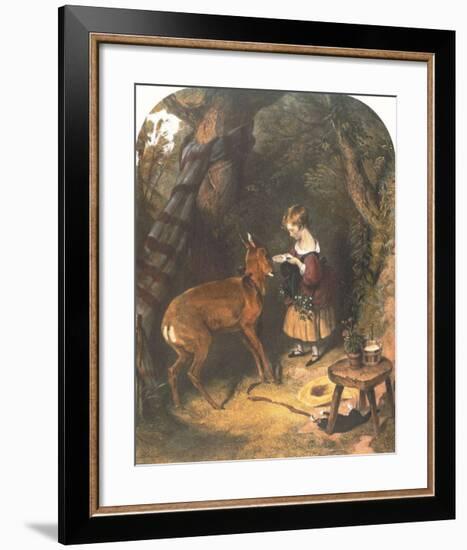 The Pets-Edwin Henry Landseer-Framed Art Print