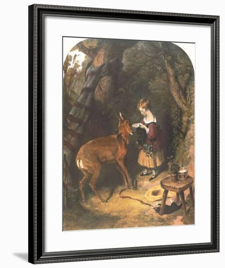 The Pets-Edwin Henry Landseer-Framed Art Print