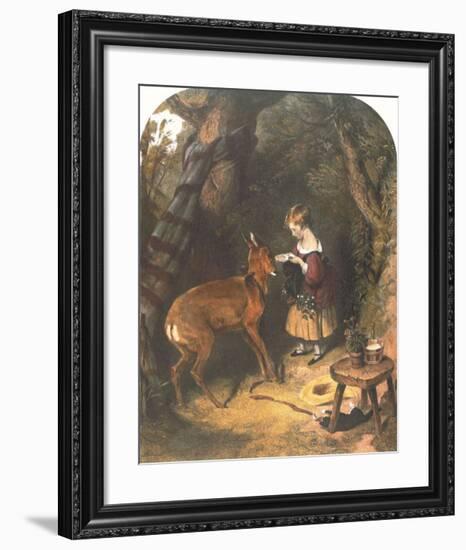 The Pets-Edwin Henry Landseer-Framed Art Print