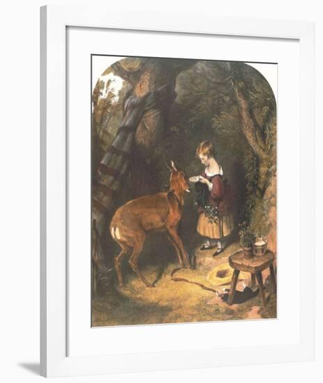 The Pets-Edwin Henry Landseer-Framed Art Print