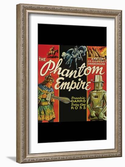 The Phantom Empire-null-Framed Art Print