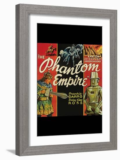 The Phantom Empire-null-Framed Art Print