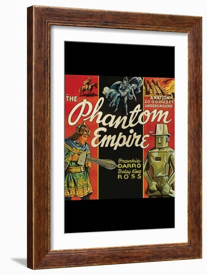 The Phantom Empire-null-Framed Art Print