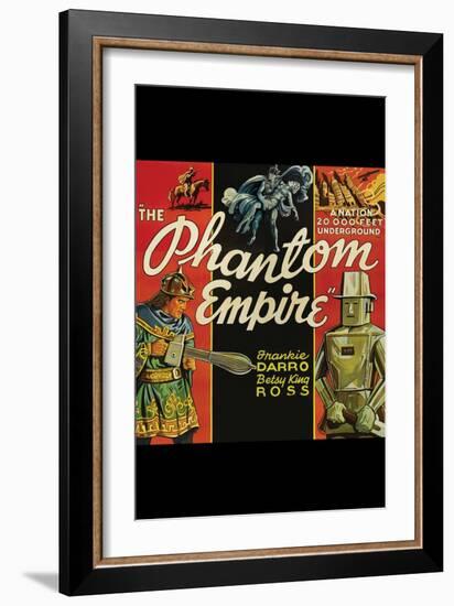 The Phantom Empire-null-Framed Art Print