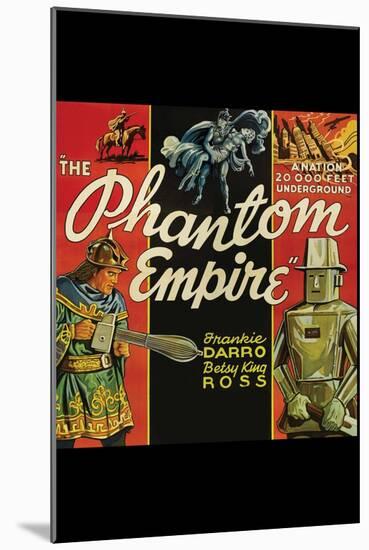 The Phantom Empire-null-Mounted Art Print