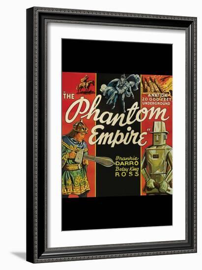 The Phantom Empire-null-Framed Art Print