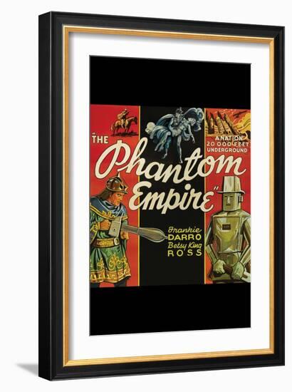 The Phantom Empire-null-Framed Art Print