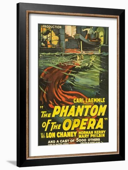 The Phantom of the Opera, 1925, Directed by Rupert Julian-null-Framed Premium Giclee Print