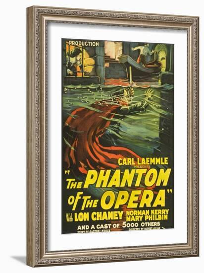 The Phantom of the Opera, 1925, Directed by Rupert Julian-null-Framed Giclee Print