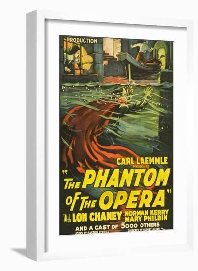 The Phantom of the Opera, 1925, Directed by Rupert Julian-null-Framed Giclee Print