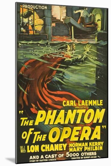 The Phantom of the Opera, 1925, Directed by Rupert Julian-null-Mounted Giclee Print