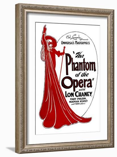 The Phantom of the Opera, 1925-null-Framed Art Print