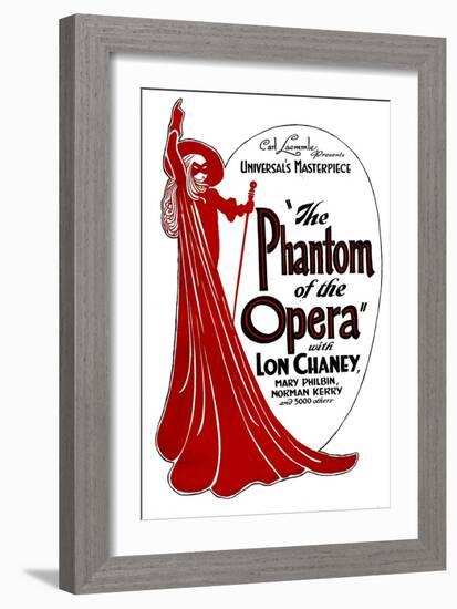 The Phantom of the Opera, 1925-null-Framed Art Print