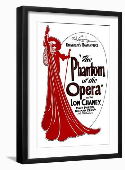 The Phantom of the Opera, 1925-null-Framed Art Print