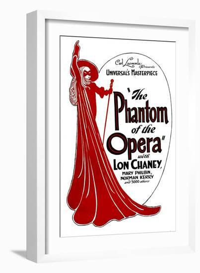 The Phantom of the Opera, 1925--Framed Art Print