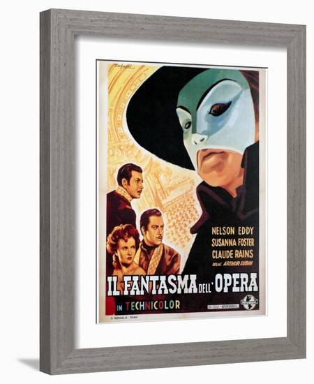 The Phantom of the Opera, (aka Il Fantasma Dell Opera), 1943-null-Framed Art Print